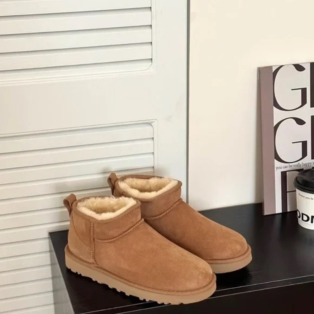 UGG Tan Ankle Boots